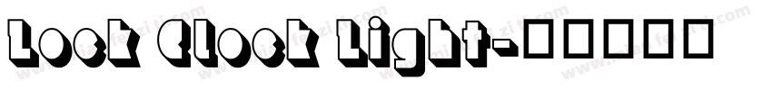 Lock Clock Light字体转换